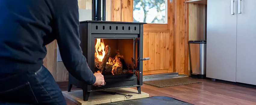 Open Hearth Wood Fireplace Installation in Round Rock, TX