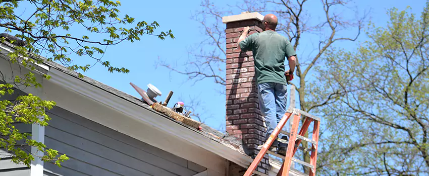 Vinyl and PVC Chimney Flashing Installation in Round Rock, TX