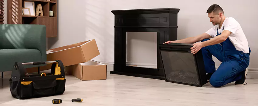 Old Rusted Metal Fireplace Repair And Replacement in Round Rock, TX